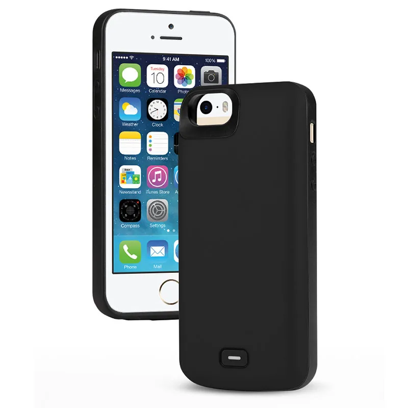 For iphone 5 Battery Case 4000 Mah Backup Cover Smart Charge Power Bank For iphone 5 5S SE Battery Case