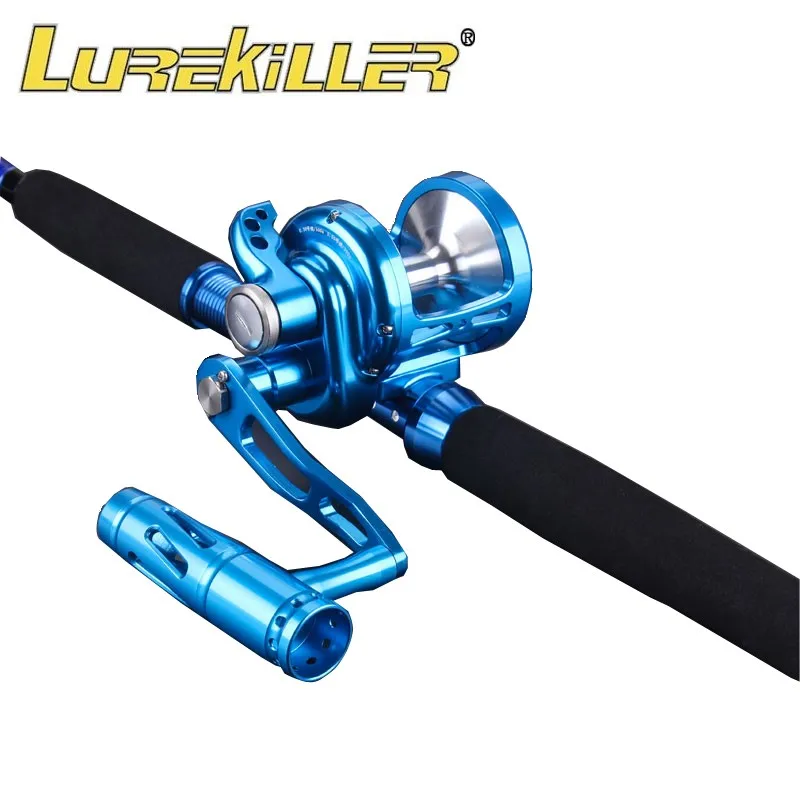 

Lurekiller Saltwater Fishing trolling Reel Sea Boat Max Drag 30kg Jigging Baitcasting Reel