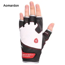 Перчатки для фитнеса, для аэробики, для мужчин и женщин, полуперчатки для занятий спортом, оборудование для мужчин, гантели, тяжелая атлетика, напульсники, противоскользящие перчатки