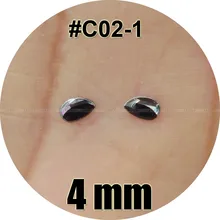 4 мм 3D# C02-1/ 1000 мягкие формованные 3D голографические рыбные глаза, мушки, джиг, изготовления приманки