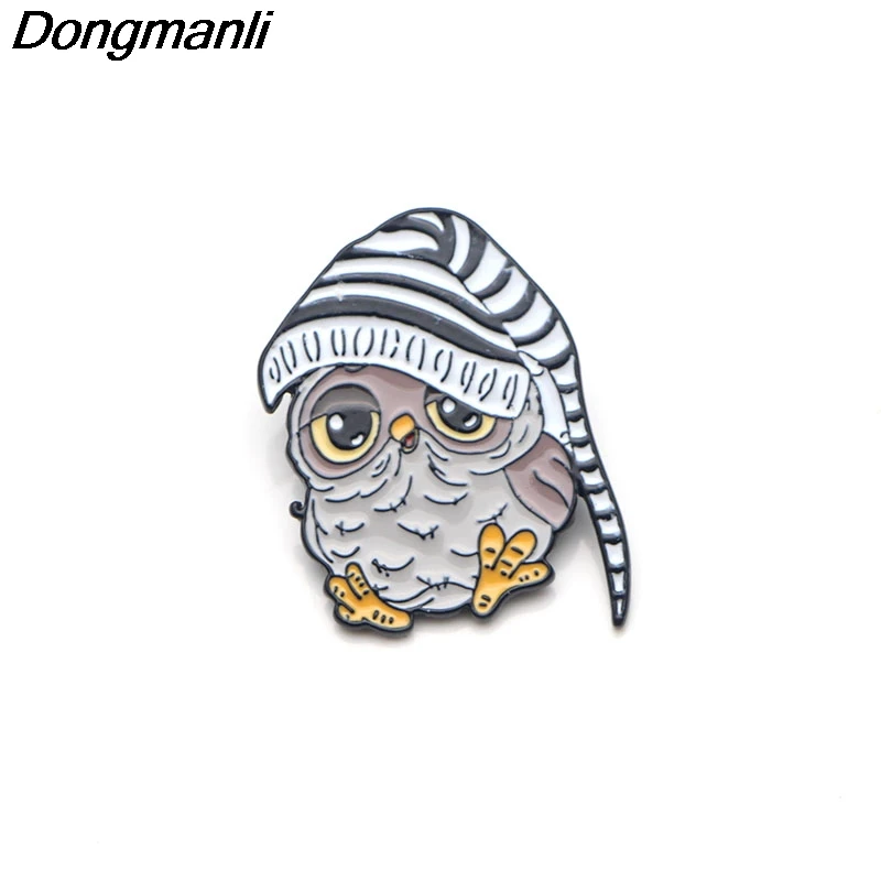 P2862 Dongmanli аксессуары для пар с милой совой лучшего друга металлические