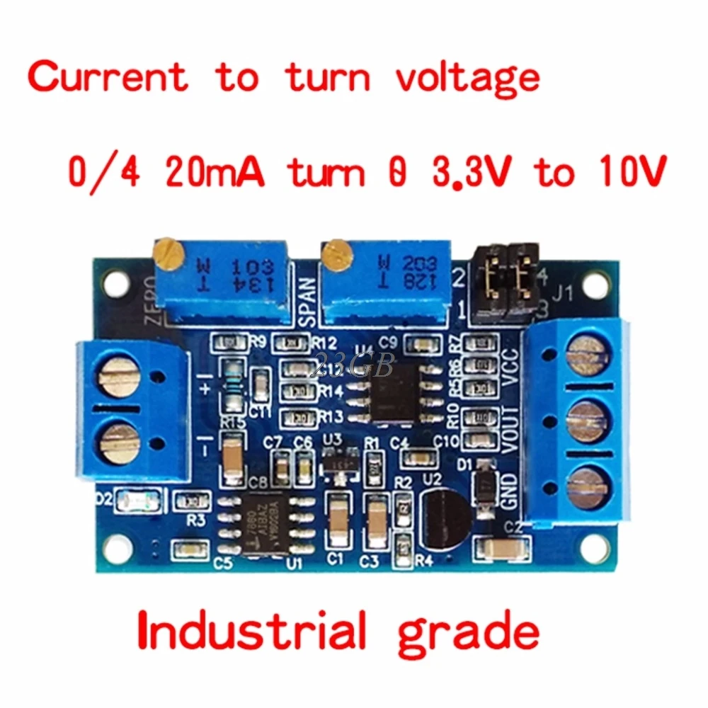 Ток Напряжение модуль 0/4-20mA до 0-3,3 5 V 10 V Напряжение передатчик M13