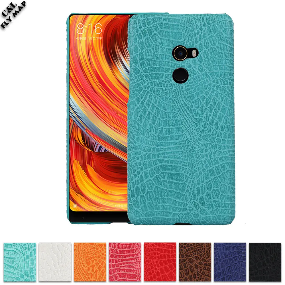 Защитный чехол из крокодиловой кожи для Xiaomi Mi Mix 2 MiMix жесткий защитный телефона Xiao