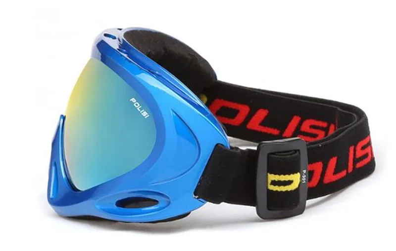 POLISI invierno nieve gafas de esquí hombres mujeres UV400 Snowboard Esqui deportes gafas antiniebla esquí monopatín gafas de protección