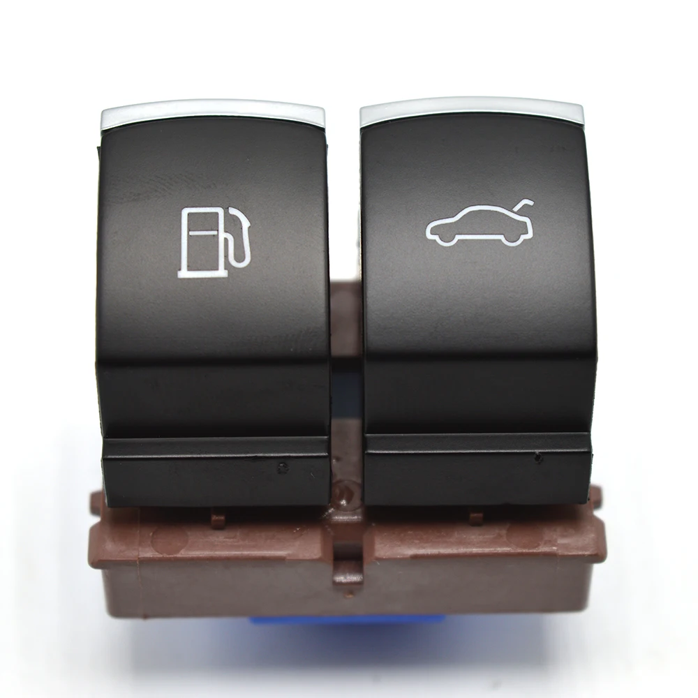 100 New High quality Chrome Gas Door Fuel Tank Switch Trunk Luggage Switch For VW Volkswagen