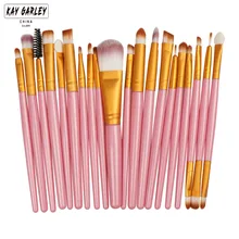 

KJL 20PCS/Set Pro Makeup Brushes Kits Foundation Blush Loose Powder Contour Eye Shadow Eyeliner Eyelashs Bronzer Sculpting Brush
