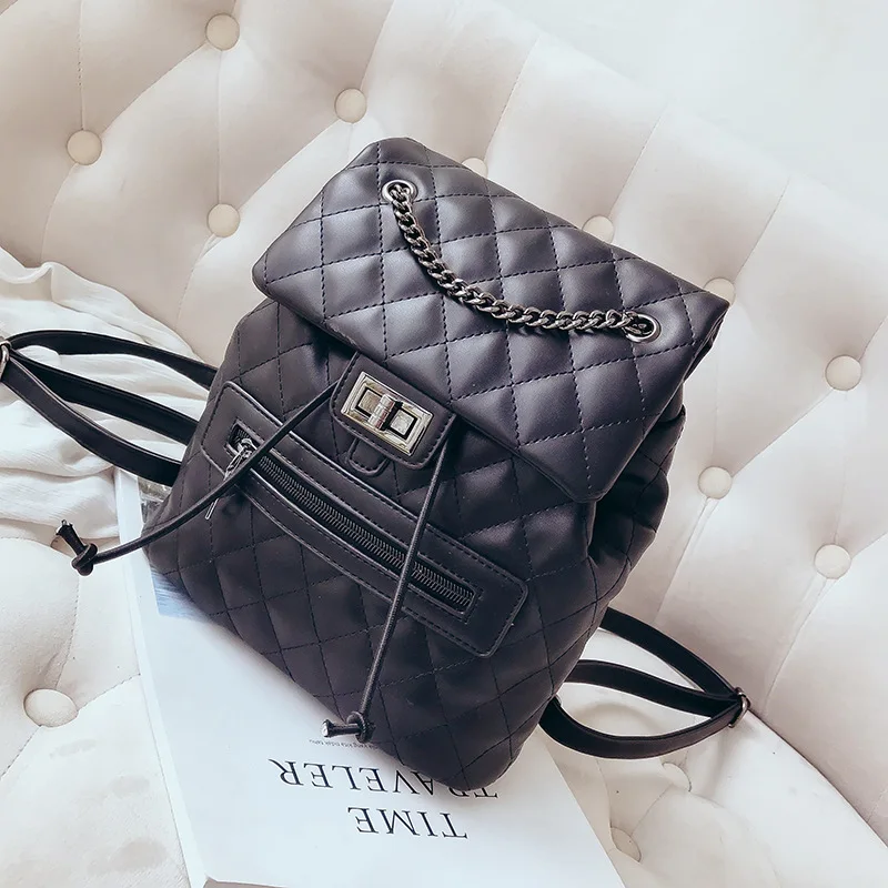 quilted backpack purse