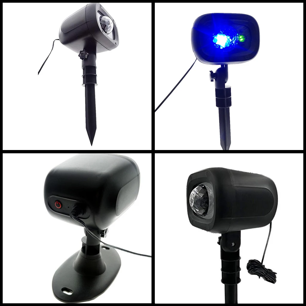 Outdoor Indoor Lawn Landscape Garden Xmas Show Projector EU Plug Widely used in Halloween Christmas Weddings