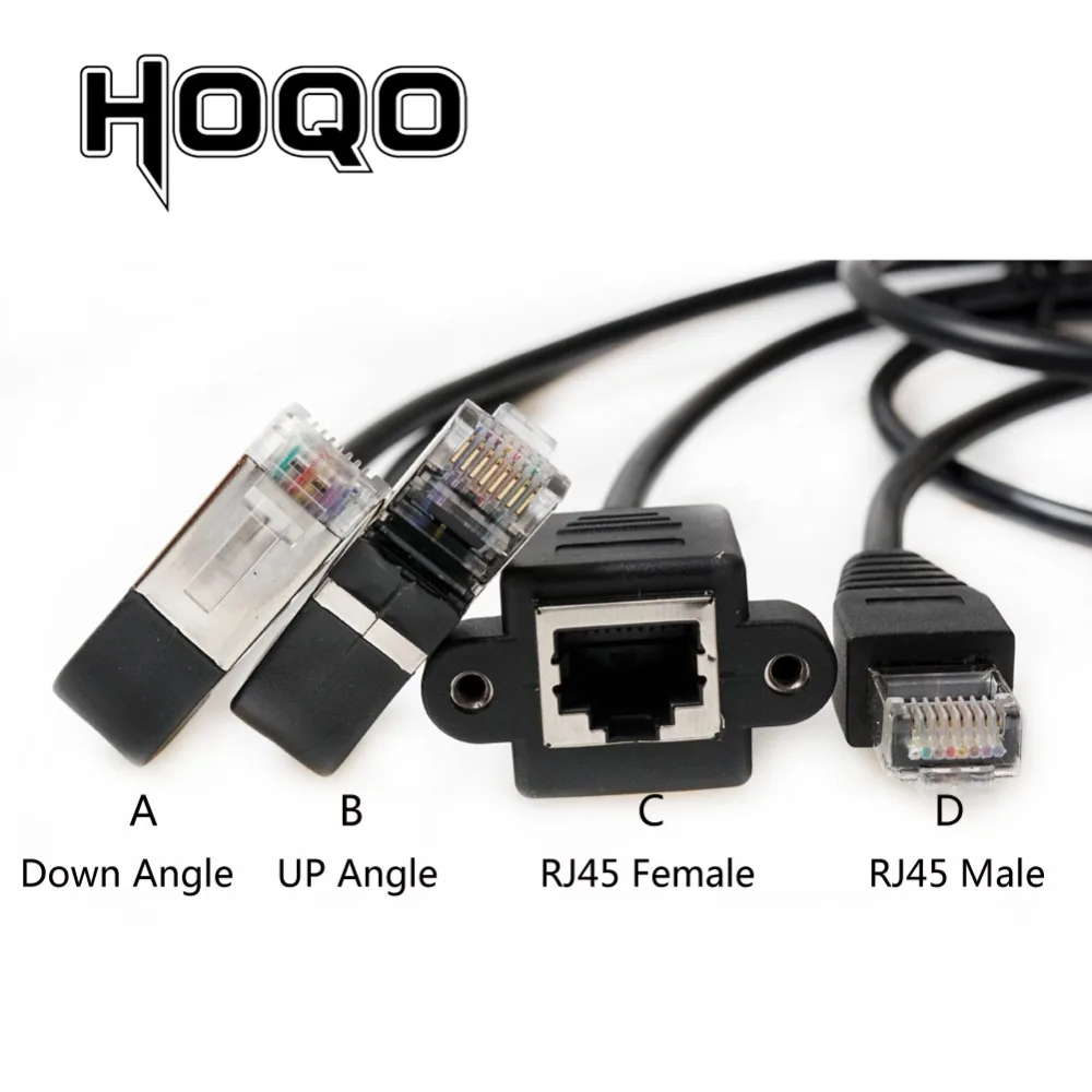 Удлинительный кабель наклонный 90 градусов 8P8C FTP STP UTP Cat 5e RJ45| |