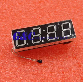 

10PCS New Car LED Digital tube Clock Voltage Detector Temperature Detection