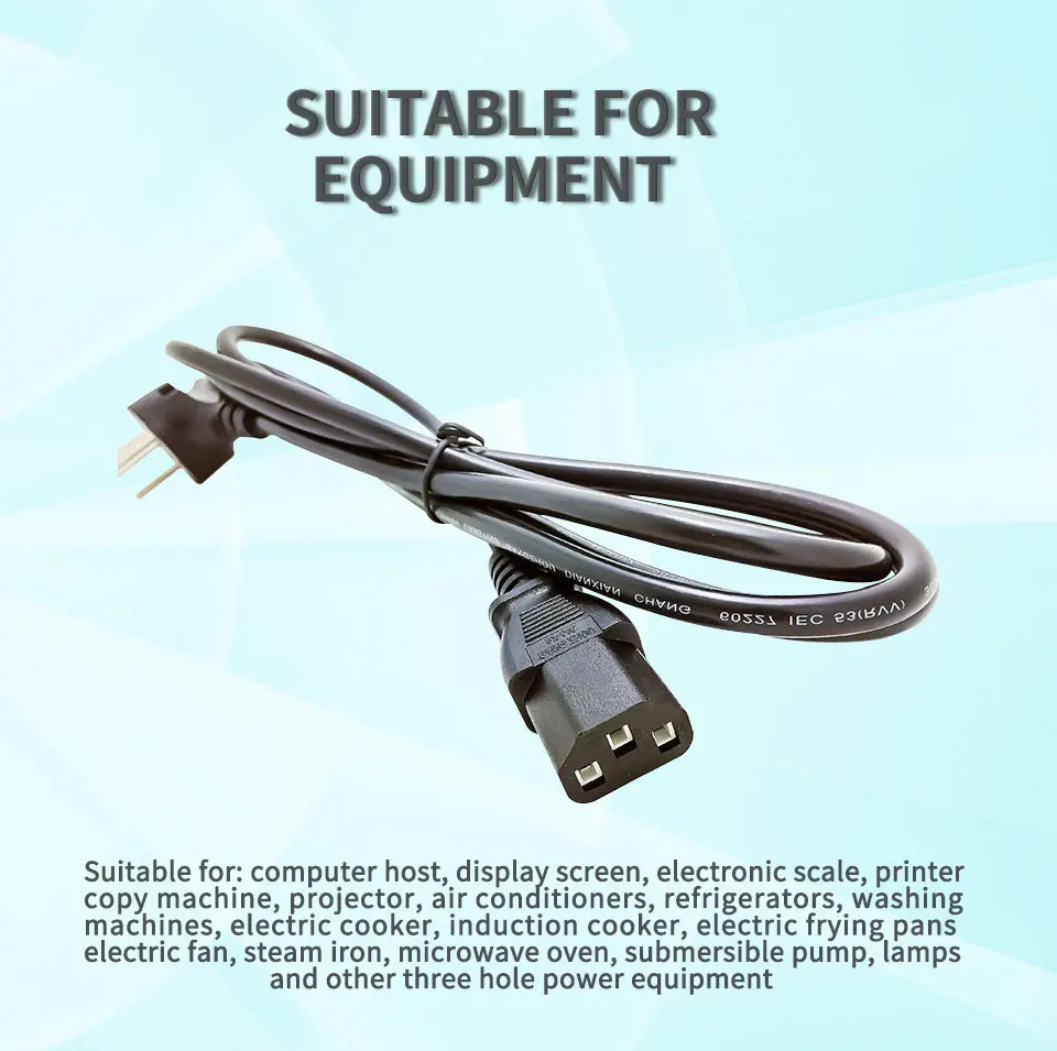  AU  Plug 3 Pin  Power Cable Cord Adapter Charger 10A 250V  Extension Power Supply Adapter Battery Charger For TV Computer (2)