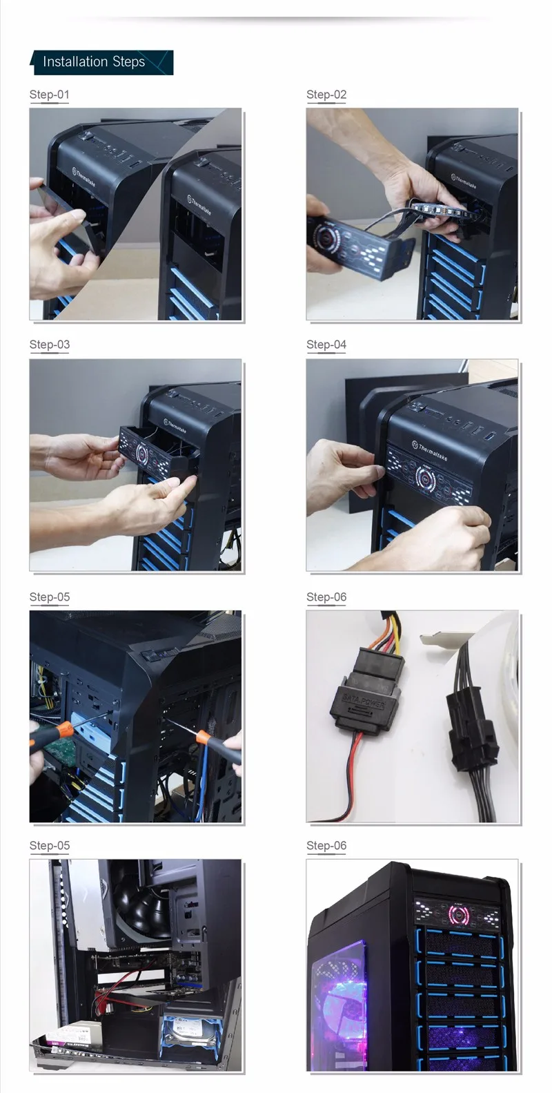 Купить alseye пк контроллер вентилятора, 6 каналы с двойной магнитной ...