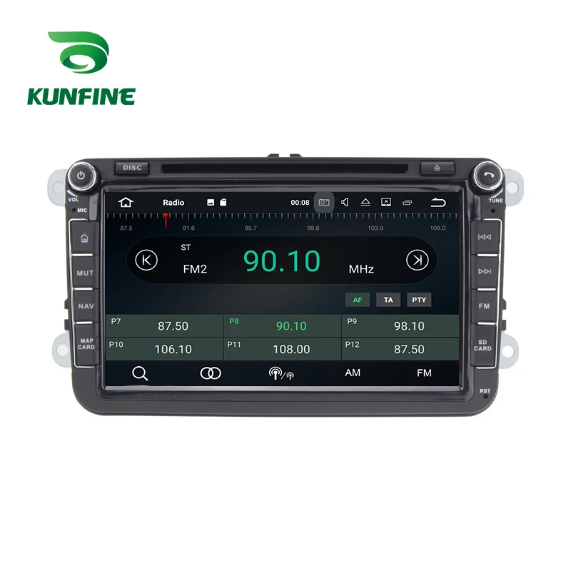 

Octa Core 4GB RAM 64GB ROM Android 9.0 Car DVD GPS Multimedia Player Car Stereo for VW GOLF(MK6) 2009-11 Radio Headunit Device