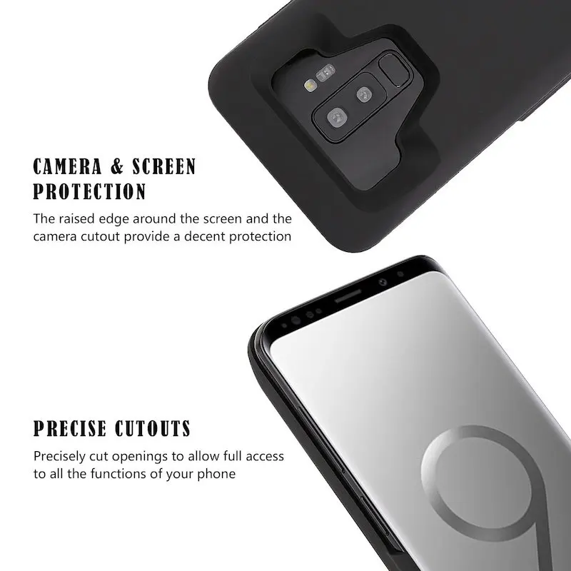 For Samsung Galaxy S9 S8 A8 Plus 7000mAh Power Bank Battery Charger Ultra-thin Portable External Backup Case