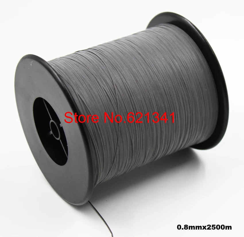 0,8 мм x 2500 м двухсторонняя Серебряная Светоотражающая нить для плетения