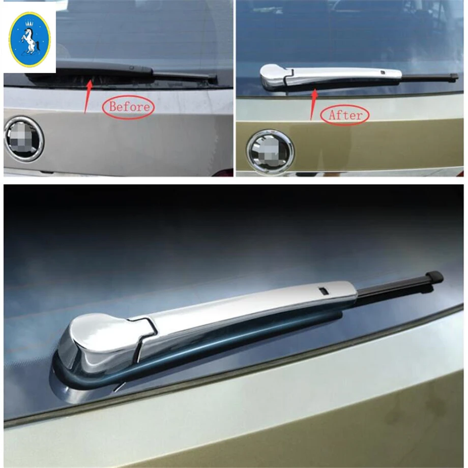 

Yimaautotrims Auto Accessory Rear Window Windscreen Wiper Decoration Cover Trim Chrome Fit For Skoda Kodiaq 2017 - 2020 ABS