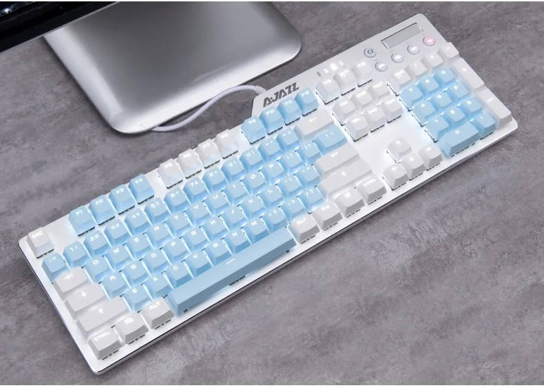 Ajazz AK33i USB Проводная панк машинка мультимедиа макро программирование