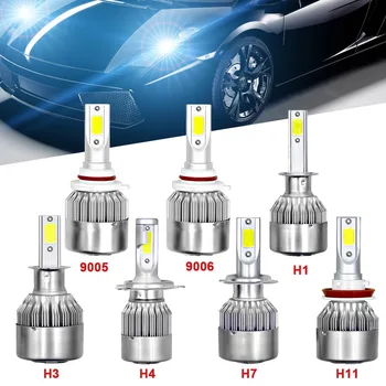 

2Pcs 12V 24V Car LED H1/H3/H4/H7/H11/9005/9006 36W Headlamp Headlight Bulbs Driving Lamp All-in-one Conversion Auto Fog Lights