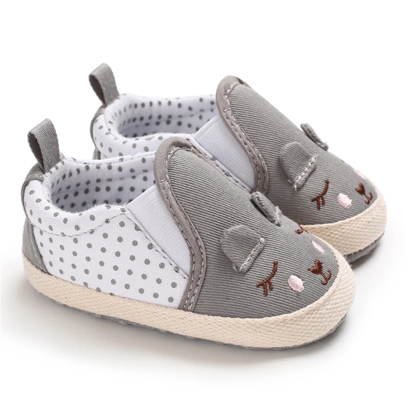 Модная обувь для новорожденных девочек, милые животные, принцесса, дети, мягкая подошва, нескользящая, для маленьких мальчиков и девочек, детская обувь 0-18 месяцев