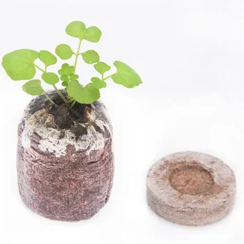 

30mm Jiffy Peat Pellets Seed Starting Plugs Seeds Starter Pallet Seedling Soil Block Professional Easy To Use 6/15pcs