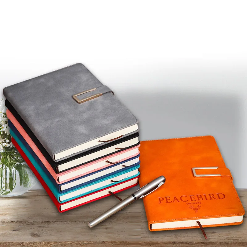 

Small Fresh Creative Hardcover Planning With Button Notepad Book Custom Logo Diary Notebook Office School Stationery