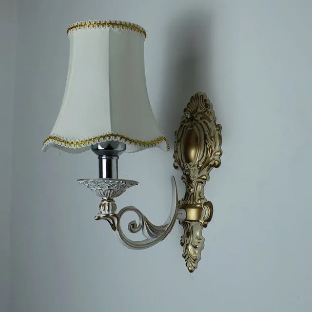 Европейский Винтажный Бронзовый Железный E14 Светодиодный настенный светильник с лампочками, настенный светильник в американском ретро стиле для дома, прикроватный настенный светильник для спальни