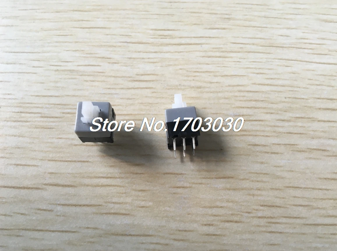 

50Pcs 6 Pin 8.5mmx8.5mm Self-locking DPDT Mini Computer Reset Push Button Switch