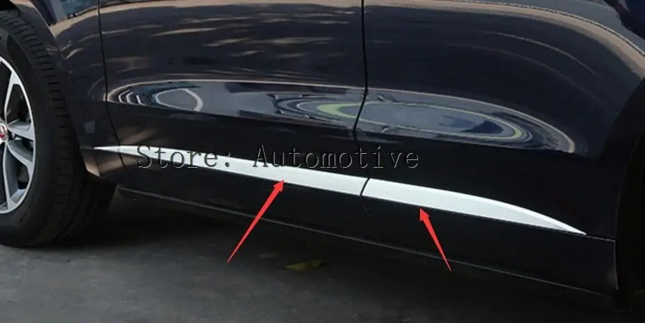 6 шт./компл. для Jaguar F-Pace X761 f pace нержавеющая сталь автомобиля боковые двери