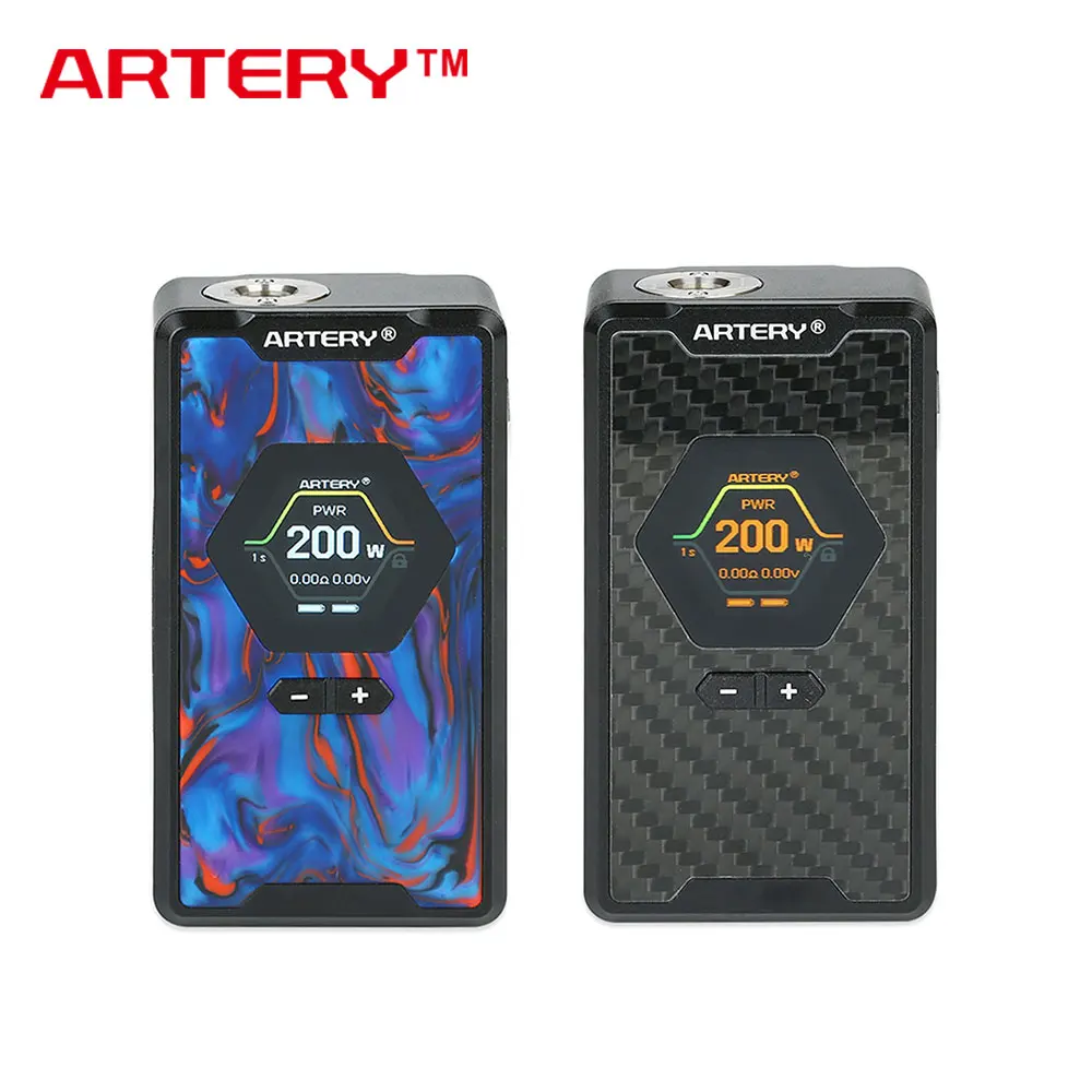 

Artery Hive TC Box MOD Huge Power with 200W Max Output & 1.3inch Colorful TFT Display Screen & 0.01s Instant Fire Speed Bod Mod