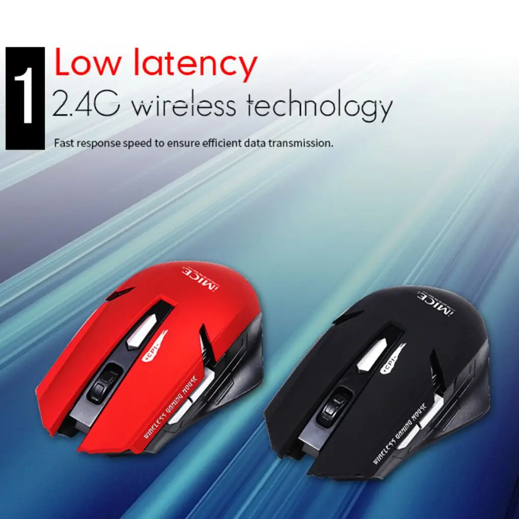 

iMice E-1700 Computer Mouse Wireless Gaming 1600DPI 6 Buttons 2.4GHZ Optical PC Gamer Mouse Mice Laptop PC