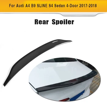 

Carbon Fiber Rear Lip Spoiler Window Wing for Audi A4 B8 B9 Sedan 4-Door 2009-2018