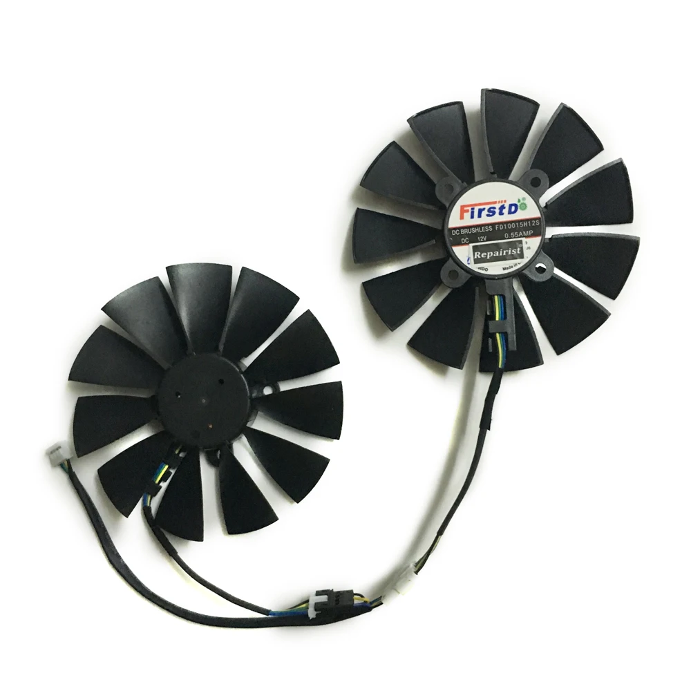 RX580/570/470 Graphics Card Fan For ASUS DUAL-RX580-4G/8g ROG Strix RX570 RX 470 OC Video Cards Cooling RX580/570/470 Graphics Card Fan For ASUS DUAL-RX580-4G/8g ROG Strix RX570 RX 470 OC Video Cards Cooling