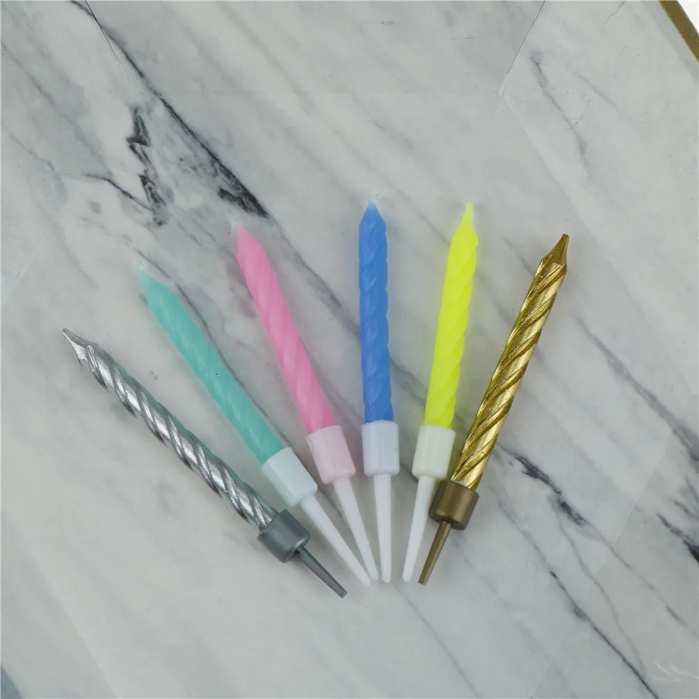 New 10pcs/lot Candles Crystal Thread Candles Wedding Decoration Velas