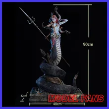 Модель фанатов lin studio wow 1/4 naga Красный 90 см Высота gk статуя из смолы фигурка для коллекции
