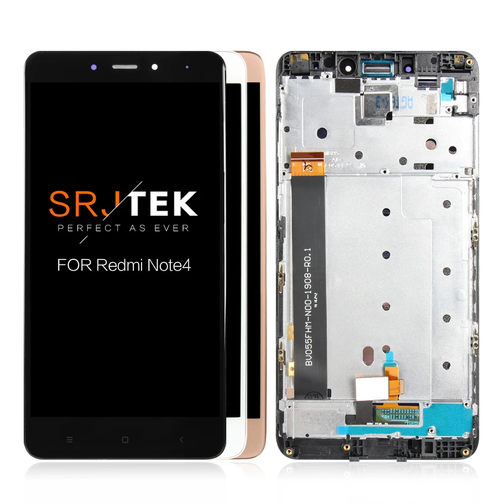

5.5 inch Original Display For XIAOMI Redmi Note 4 LCD Touch Screen Digitizer with Frame LCD For Xiaomi Redmi Note 4 Display