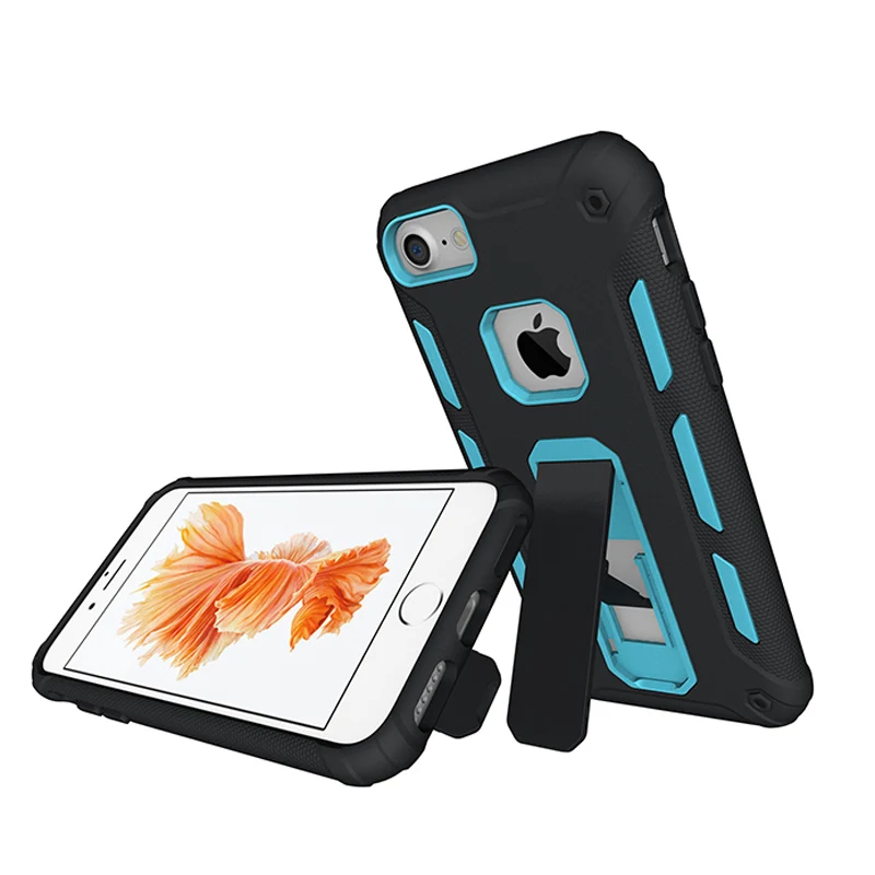 For iPhone 7 Plus 6s plus 6 case 8shockproof PC+TPU stand holder Dual Layer Heavy Duty Shock-Absorption Non-slip phone |