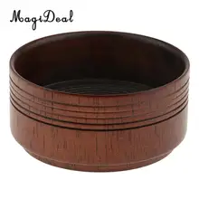 Ретро Натуральная деревянная Мужская чашка для бритья чаша Парикмахерская помазок мыльница для очищения лица аксессуары