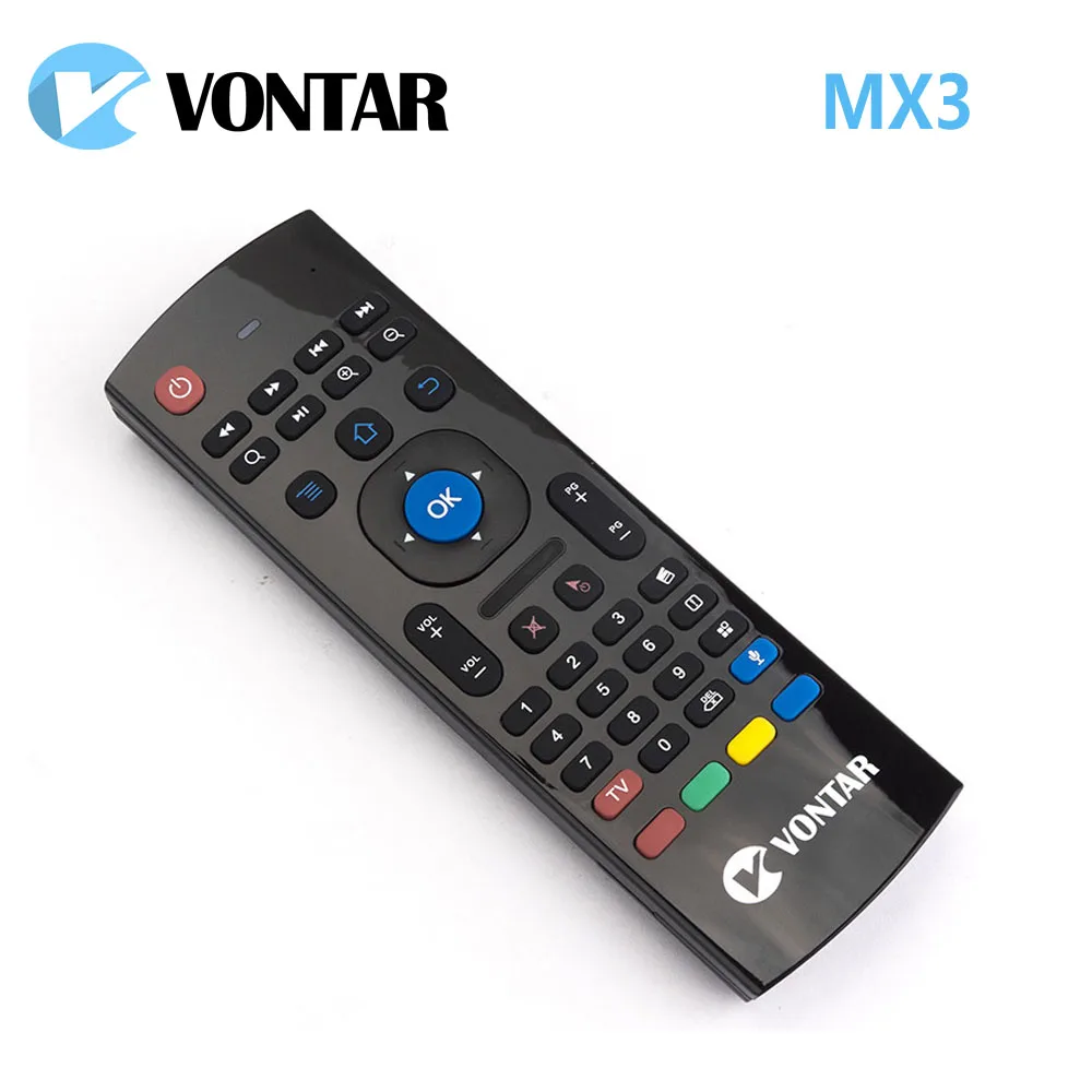 Mini Teclado sem Fio e Controle Remoto de Voz Air Mouse Aprendizado ir pc Android tv Box X96 X96 2.4ghz Mx3 - Image 2