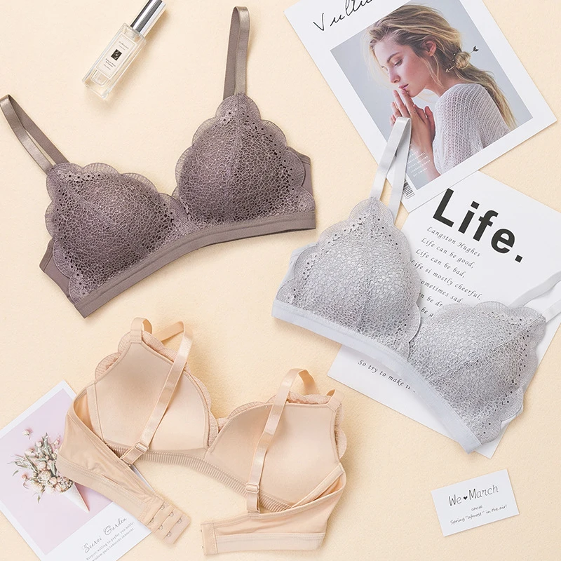 Women-Bra-Sexy-Lace-Seamless-Breathable-Bralette-Simple-Comfortable-Solid-Bras-Lingerie-Wireless-Push-Up-Bra