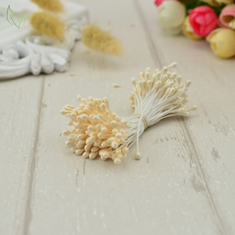 600 шт жемчужная тычинка сахар ручной работы искусственный цветок для свадебного украшения diy рукоделие скрапбукинг - Цвет: 13