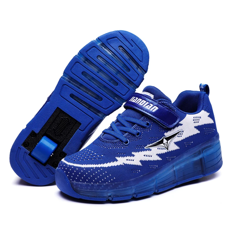

Heelys USB Charging LED Lights Children Shoes Glowing Sneakers with Wheels Kids Roller Skate Shoes Led Light Up for Boys Girls