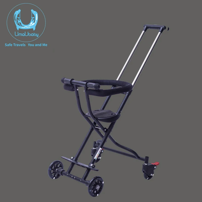 

UmaUbaby Baby Stroller Ride on Bike ultra-lightweight folding 3-5Y Children Trolley High Landscape Umbrella Baby Trolley