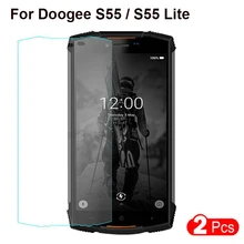 2 шт закаленное стекло Для Doogee S55 защита экрана 9H взрывозащищенное защитное стекло пленка Для Doogee S55 Lite 5,5 дюймов