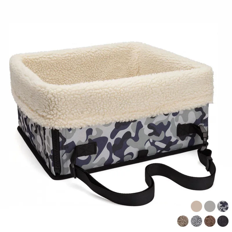 

TAILUP Pet Dog Car Seat Carrier Foldable Portable Safety Multifunction Car Booster Travel Bed Waterproof For Small Dog CRDU