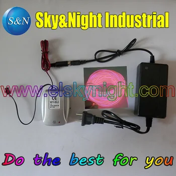 

Pink(18M)-Hight brightness 4.0MM( Semi-circle) El Wire/Flexible Neon Light with Sound Inverter/Controller+220v adapter