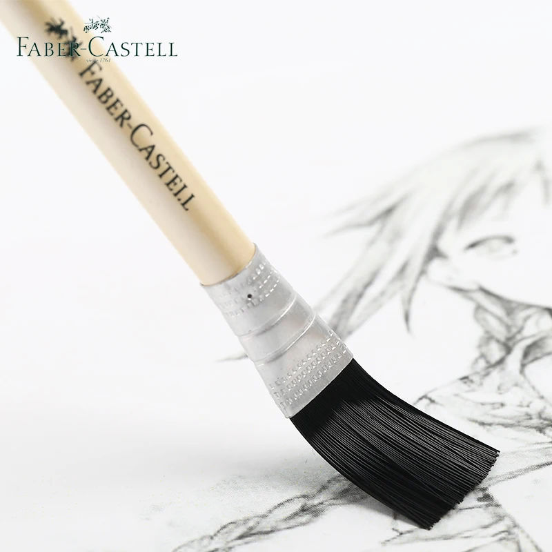 2 шт Faber Castell 7058-B Карандаш Ластик+ кисть для рисования канцелярские принадлежности Школьные офисные принадлежности карандаш ластик шариковые гелевые ручки с ластиками