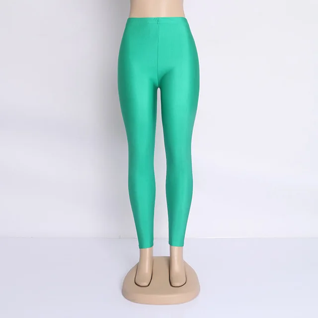 Women Solid Color Pant Leggings Large Shinny Elasticity Casual Trousers For Girl lululemon align leggings Leggings