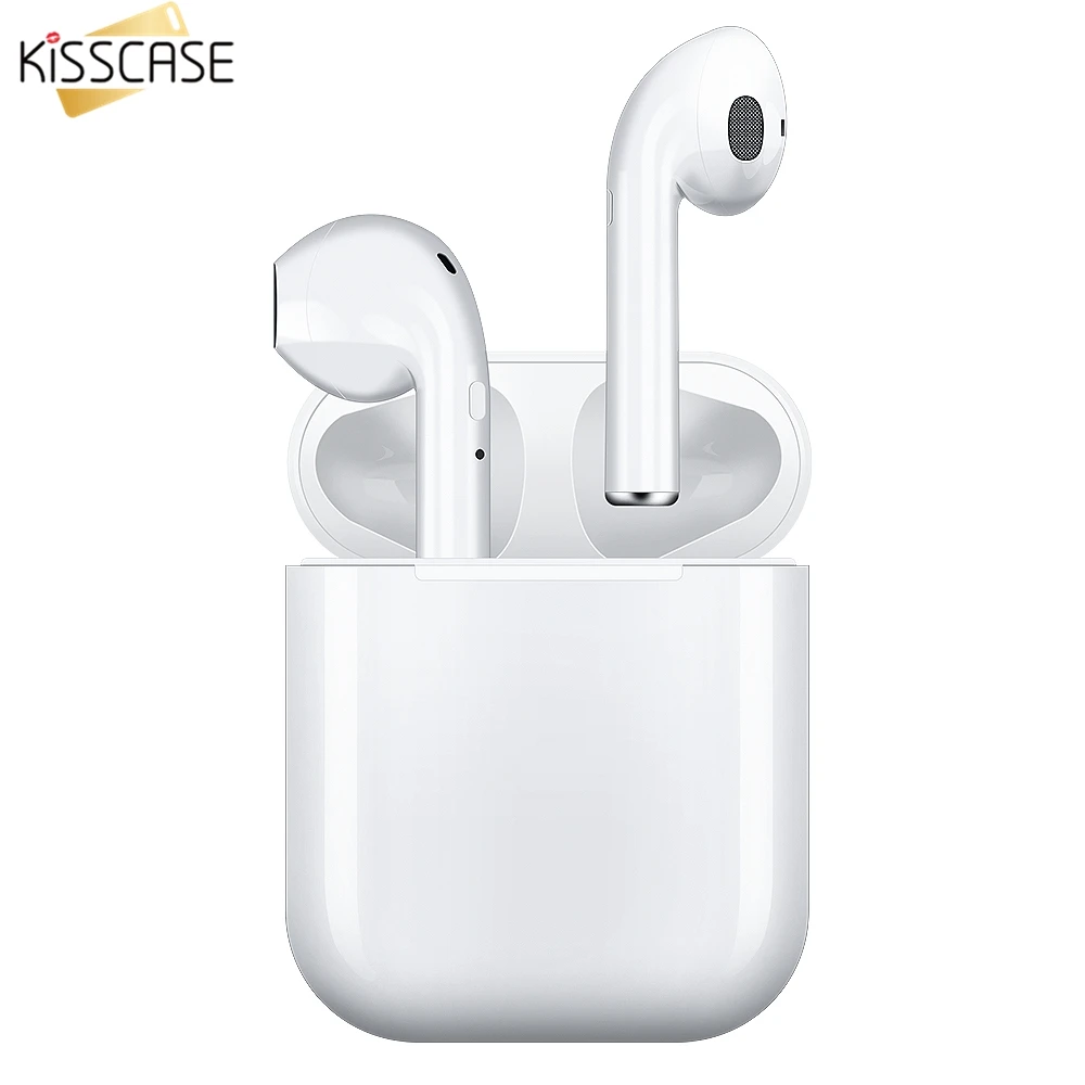 KISSCASE I9S TWS мини спортивные беспроводные Bluetooth наушники для samsung Bluetooth вкладыши с микрофоном наушники для iPhone X Xs Max 7 8 - Цвет: Бежевый