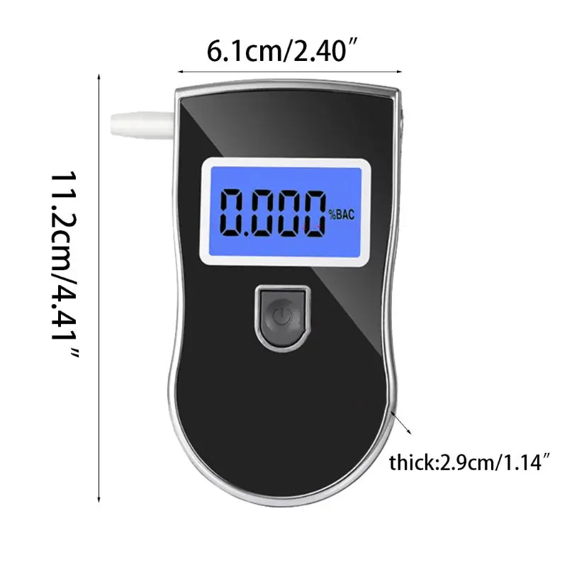 الكحول في الجسم المحمولة التنفس اختبار دقيقة شاشة ديجيتال LCD ضوء مريحة خفيفة الوزن المحمولة القيادة التبعي الكحول في الجسم المحمولة التنفس اختبار دقيقة شاشة ديجيتال LCD ضوء مريحة خفيفة الوزن المحمولة القيادة التبعي