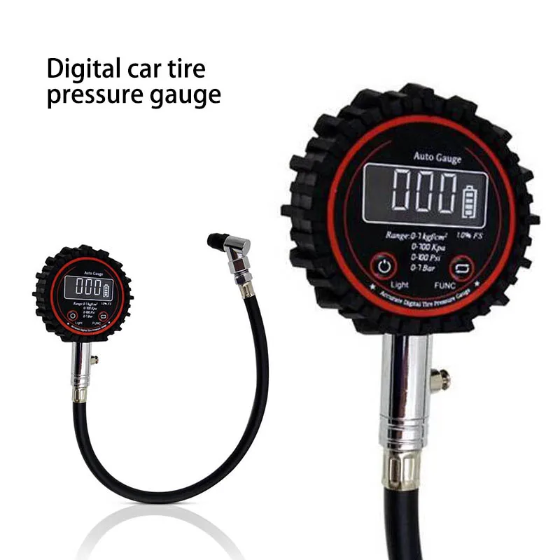 New Car Tyre Pressure Gauge Motorbike Digital Air Auto Tire Meter
